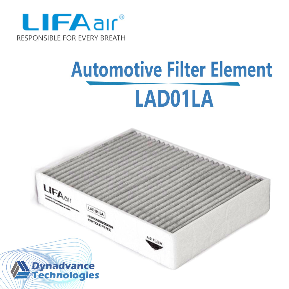 LIFAair LAD01LA Automotive Filter Element for LAC52 GUARANTEED PURE AIR QUALITY