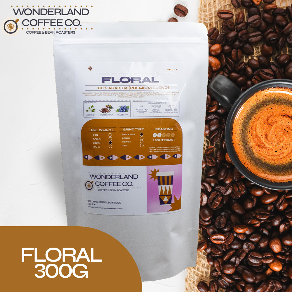 Floral Coffee Beans 100% Arabica Premium Blend Floral Infusion: Premium Single-Origin Coffee Beans with Delicate Floral Notes - Perfect for Cold Brew and Espresso-Based Drinks