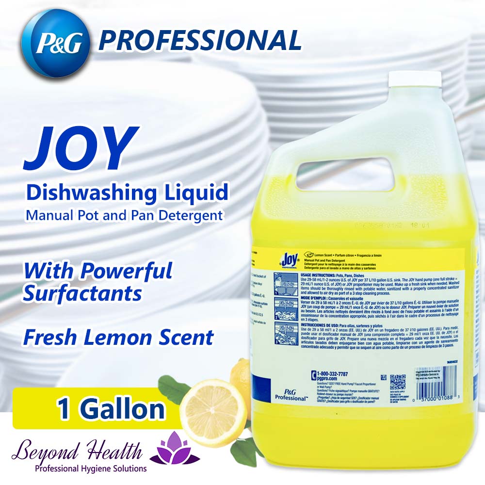 Joy Professional Dishwashing Liquid Lemon Scent 1 Gal (3.78 Liter)