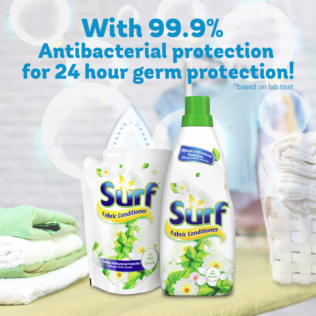 Surf Antibacterial Laundry Fabric Conditioner 1480ml Pouch