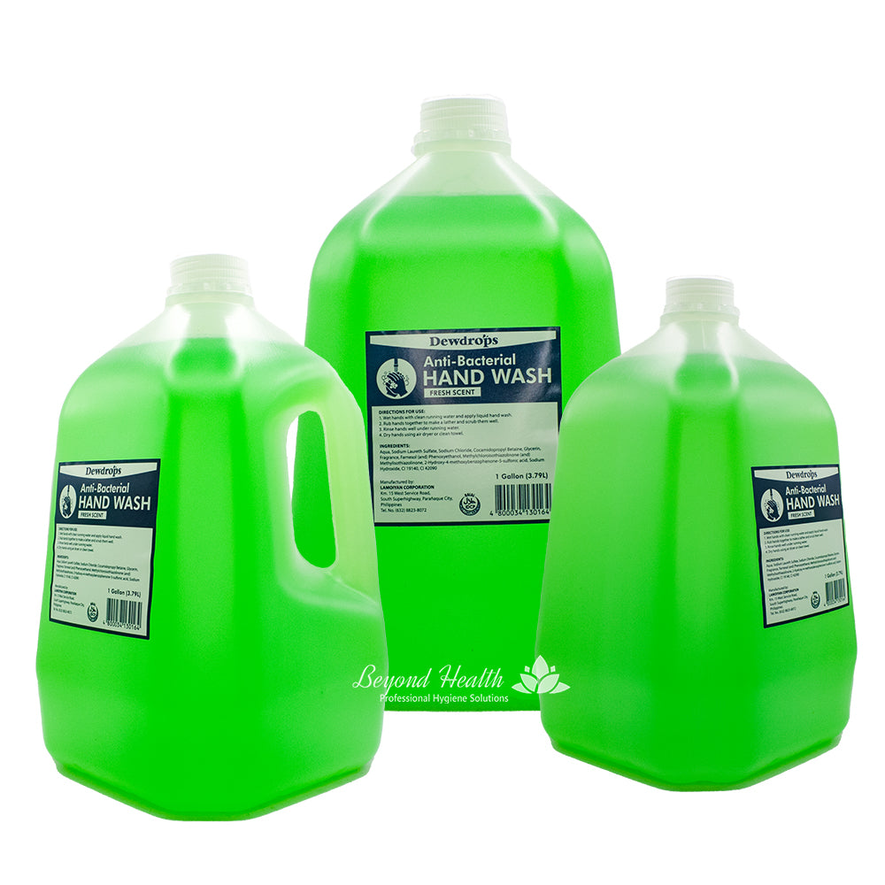 Dewdrops Anti-Bacterial Diswashing Liquid (3.79L)1 Gallon -Kalamansi Scent