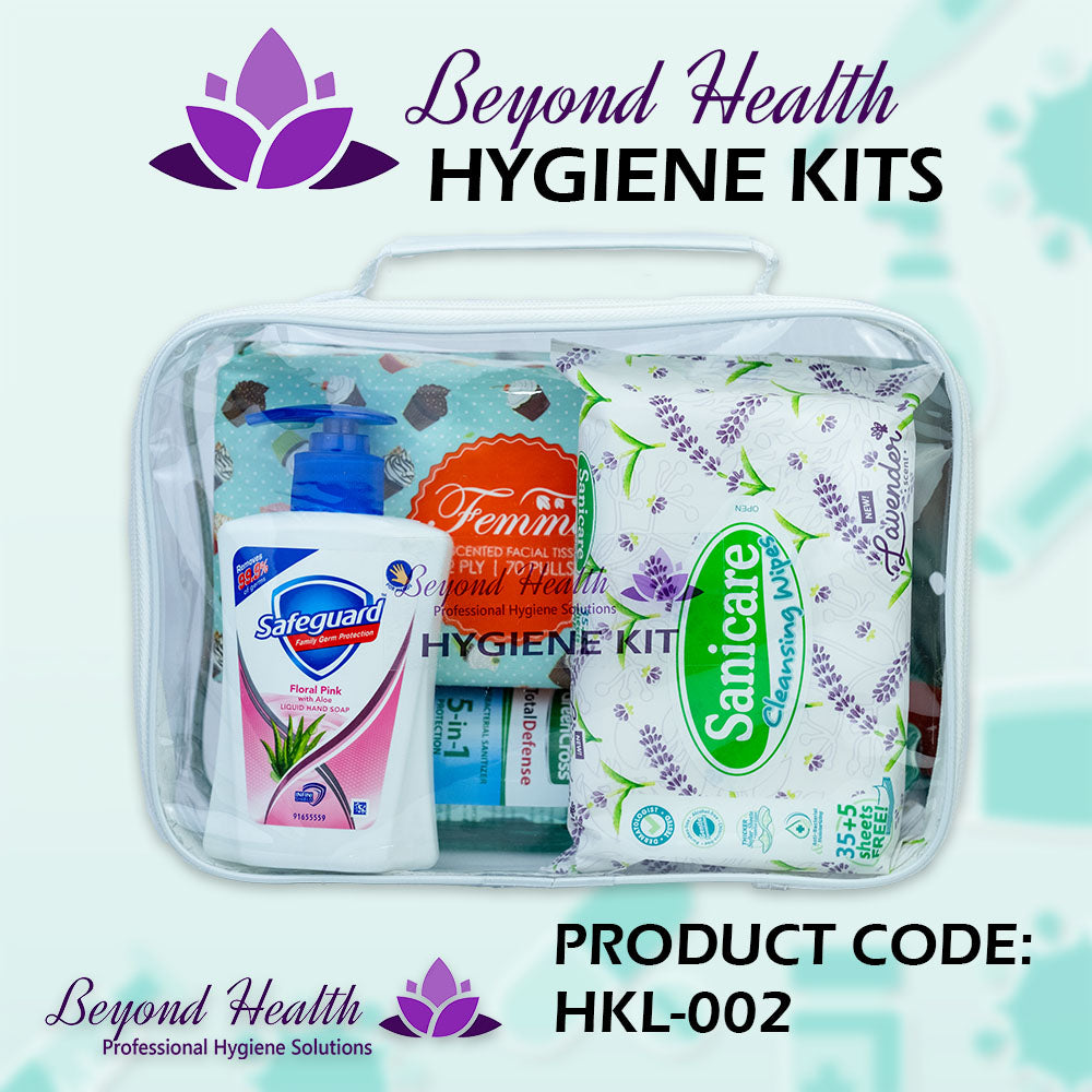 HKL-002 Personal Hygiene Kit Beyond Health 5pcs Disinfection Kit LARGE BAG