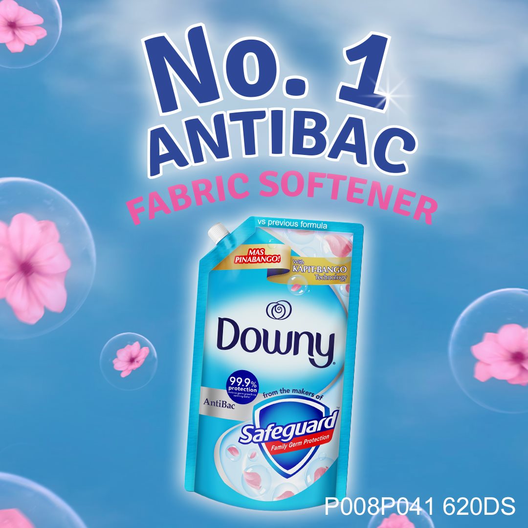 Downy Fabric Conditioner Antibac+ with SAFEGUARD REFILL PACK 1.38L+115ml