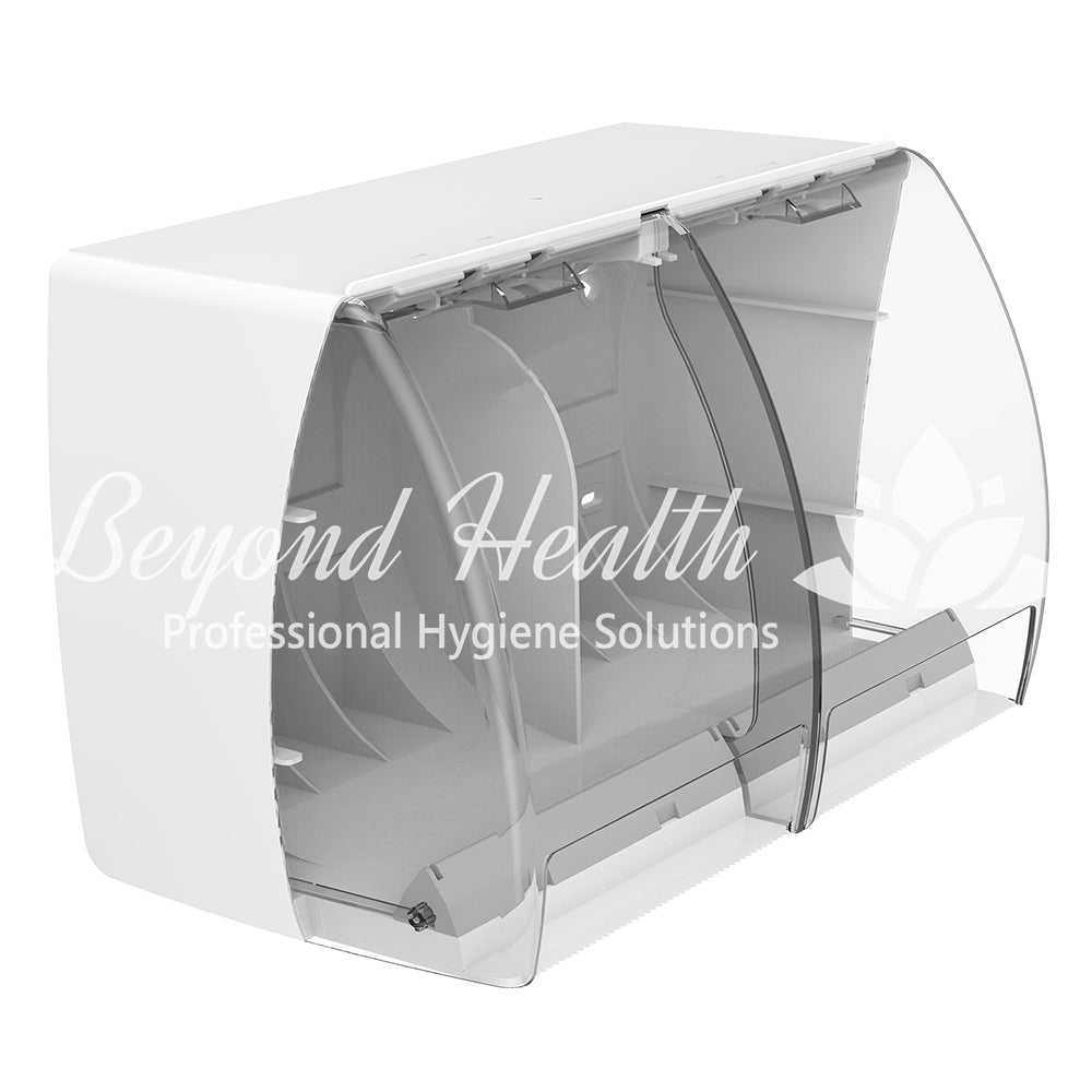 Bathroom Tissue Holder Dual Roll Full Cover