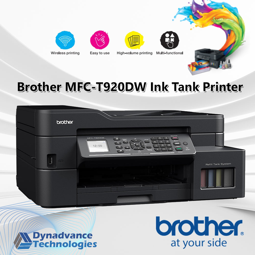 Brother MFC-T920DW Ink Tank Printer-The all-in-one printer with high volume printing at a low cost for businesses