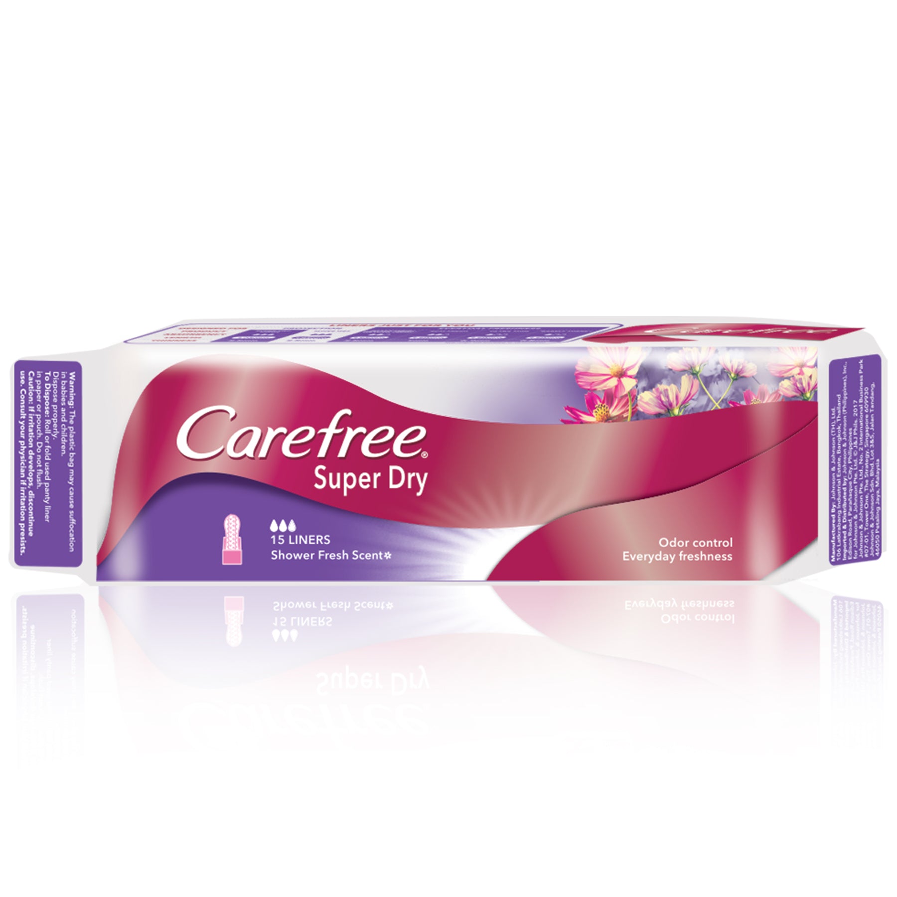 [PANTY LINERS] Carefree Super Dry 15s x 2
