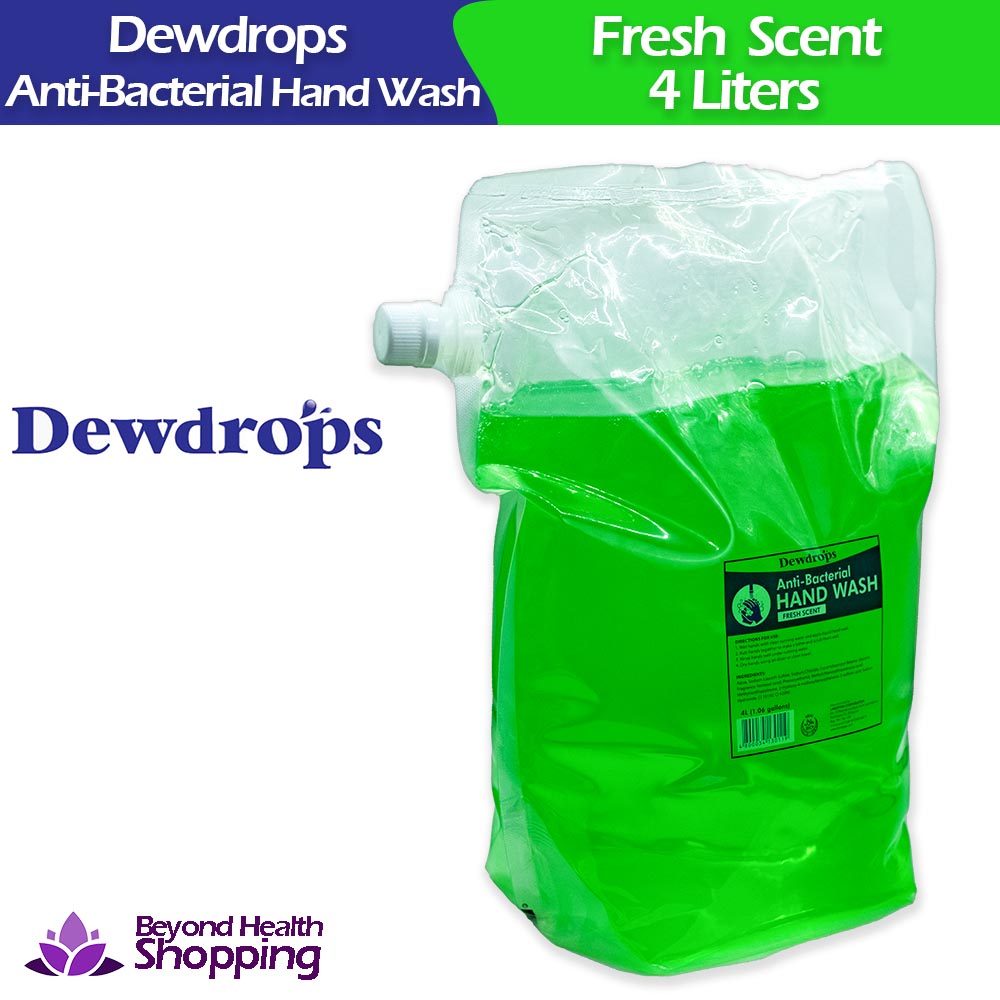 Dewdrops Anti-Bacterial Hand Wash Fresh Scents 4L