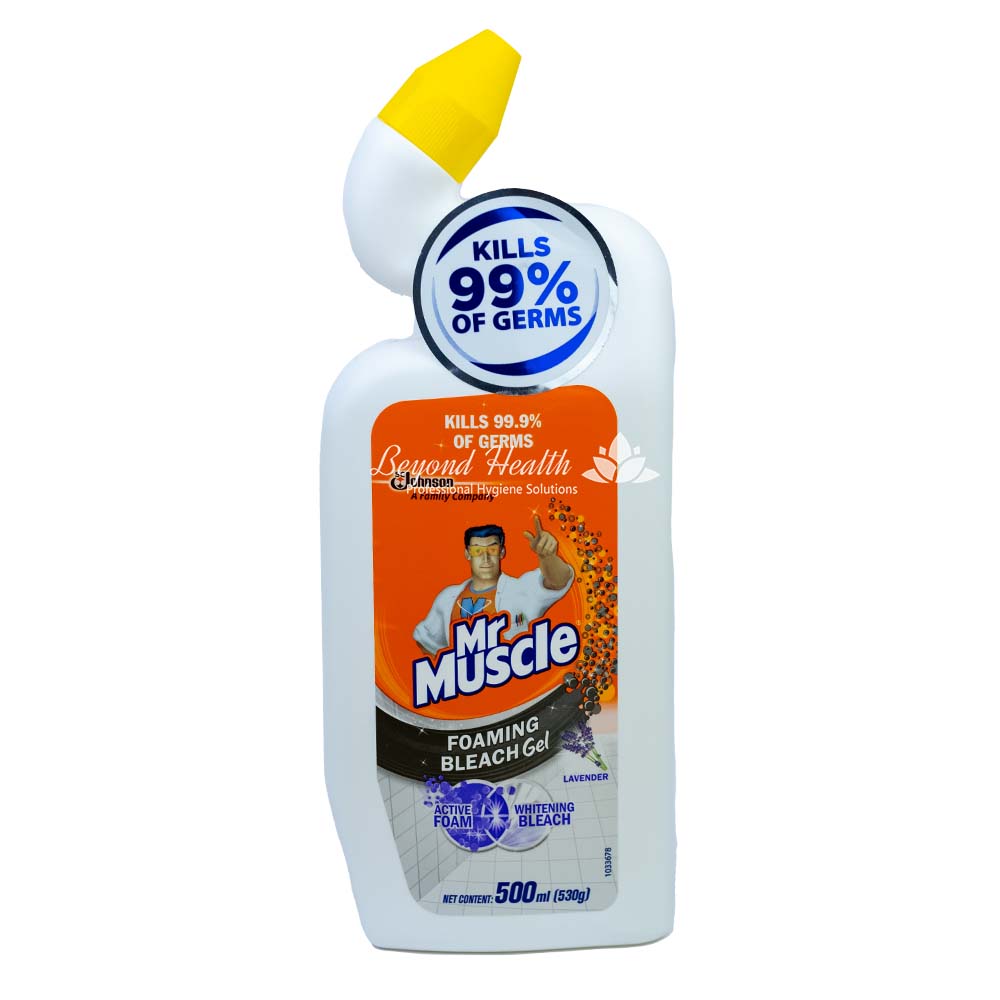 Mr. Muscle® Toilet Cleaner Foaming Bleach Gel Multipurpose Toilet Cleaner 500ml