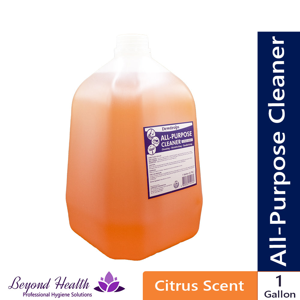 Dewdrops All-Purpose Cleaner Citrus Scent 1 Gallon(3.79L)