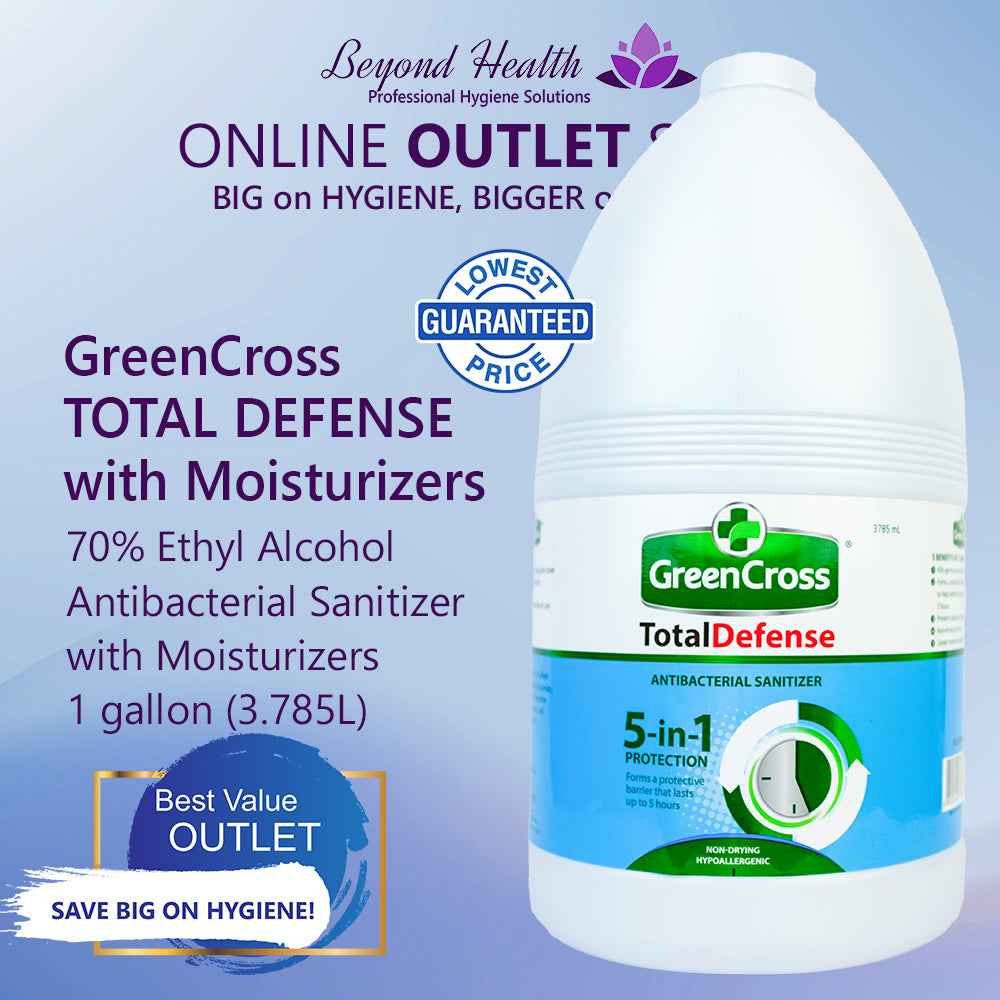 GreenCross Total Defense Antibacterial Sanitizer 1 Gallon (3.785 L)
