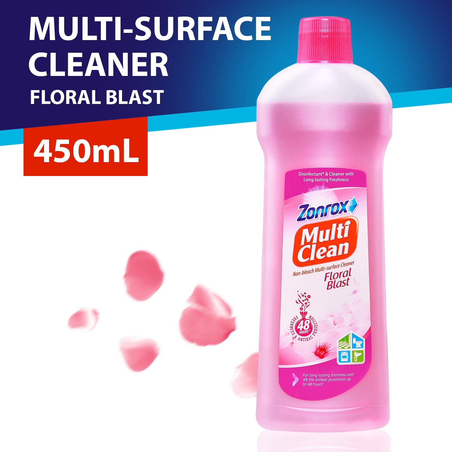 Zonrox Multi Clean Floral Blast 450 ml