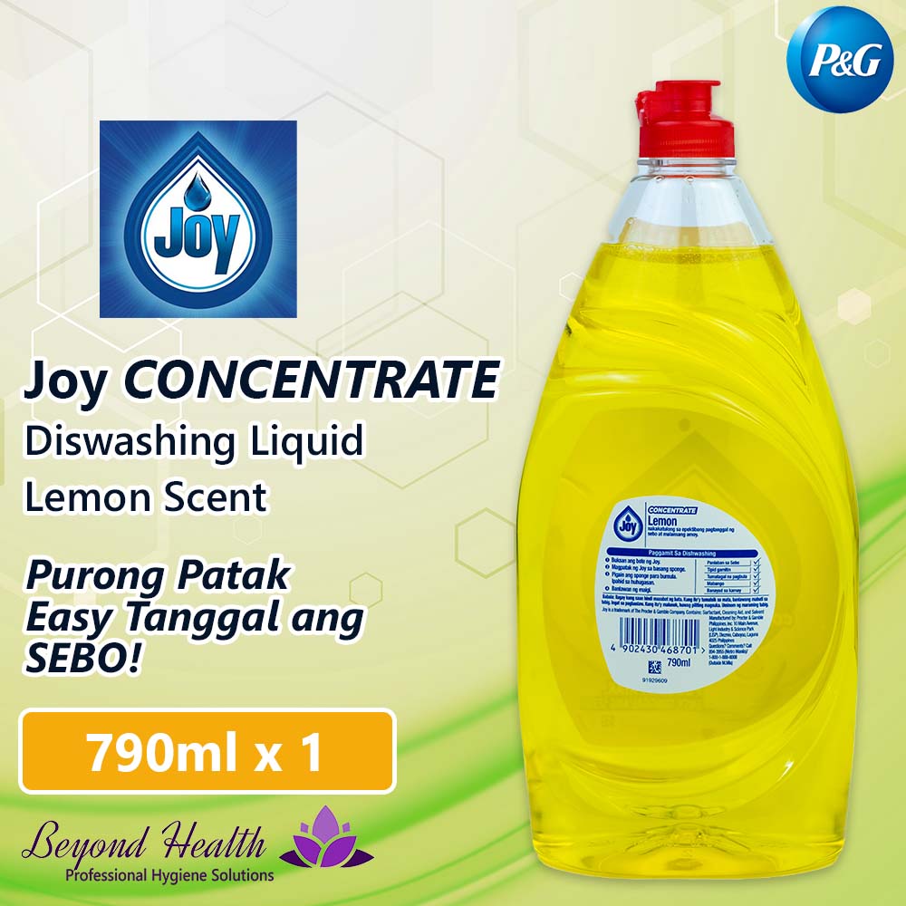 Joy Dishwashing Liquid Concentrate Lemon Scent 790ml