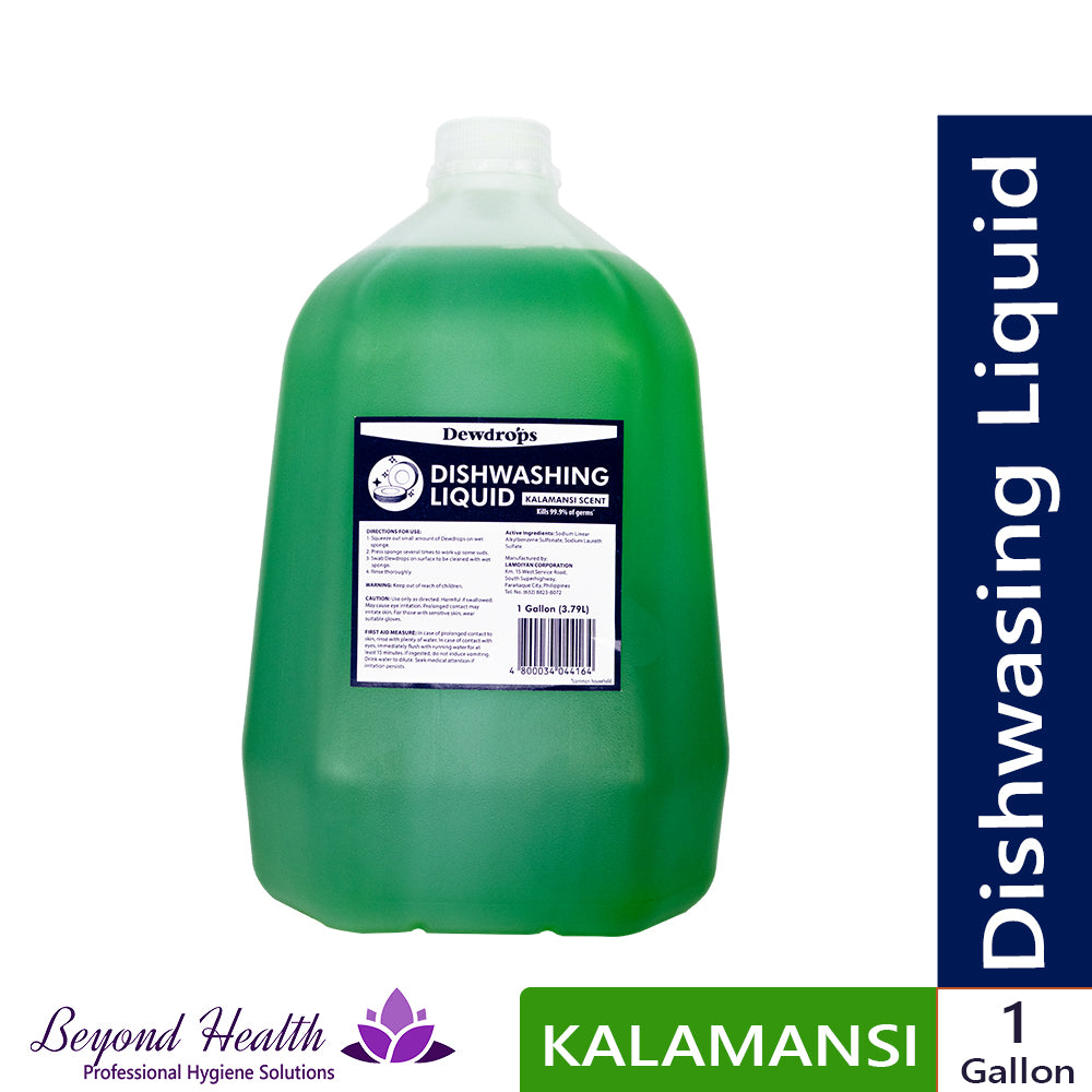 Dewdrops Dishwashing Liquid Kalamansi Scent 1 Gallon (3.79L)