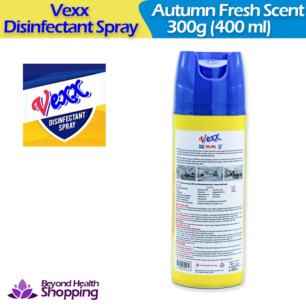 Vexx Disinfectant Spray Autumn Fresh Scent 300g