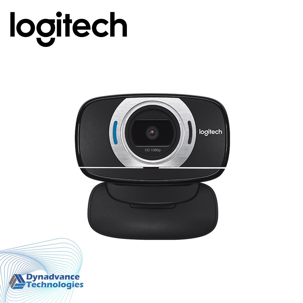 Logitech C615 Full HD Webcam - 1080p HD External USB Camera for Desktop or Laptop, 360-degree rotation,Autofocus, PC or Mac - Black