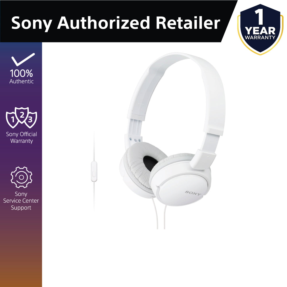 Sony MDR-ZX110AP/ MDRZX110AP On-ear Headphone with Mic