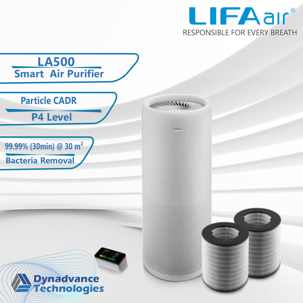 LA500 Smart  Air Purifier HEPA Filter Plus Active Carbon Filter(includes 2 x LA22 HEPA (H13) Filter and 2 x LA32 Activated Carbon Barrel)