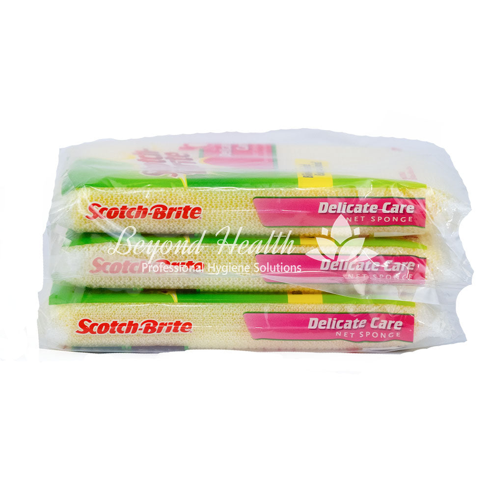 Scotch-Brite® Delicate Care Net Sponge 3pcs