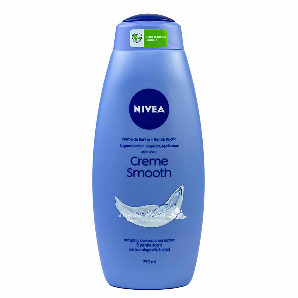 NIvea Cream Smooth Hydration Body Wash Shea Butter with Mild Scent 750ml