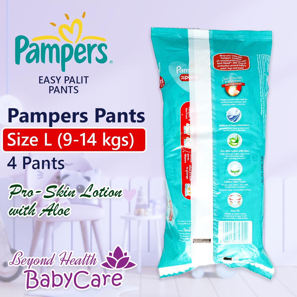 Pampers Easy Palit Pants LARGE 4Pants