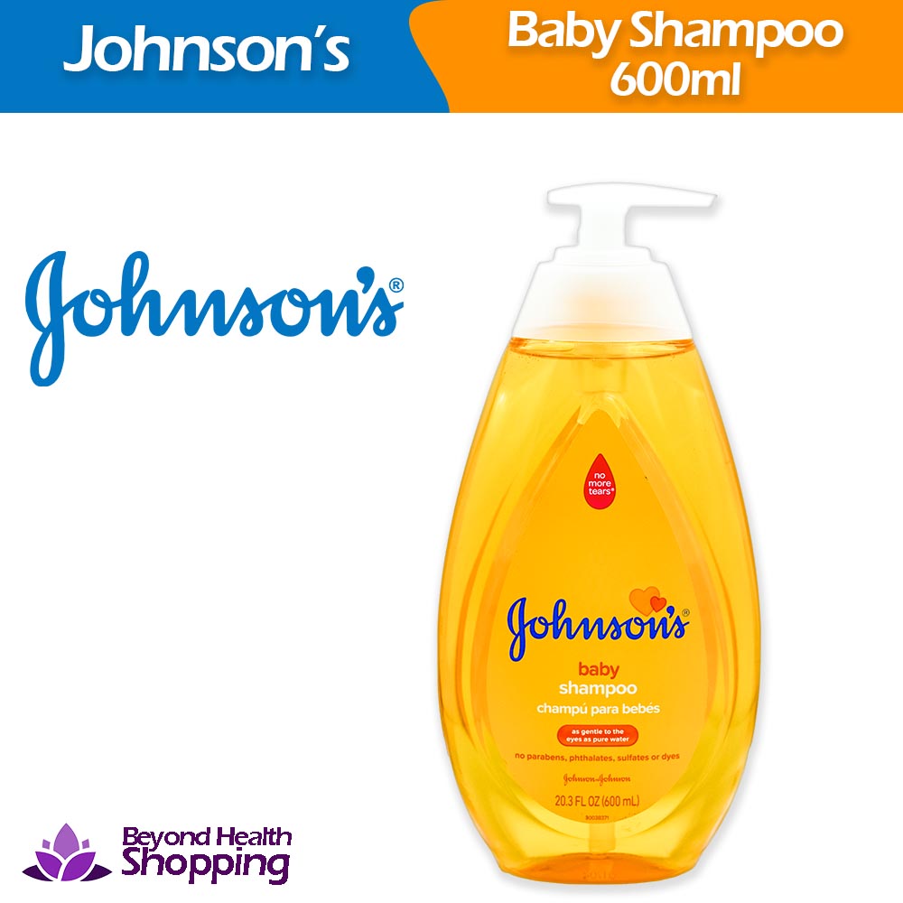 Johnson's Baby Shampoo 600ml As Gentle to the eyes as Pure Water, No Parabens, Phthalates, Sulfates or Dyes
