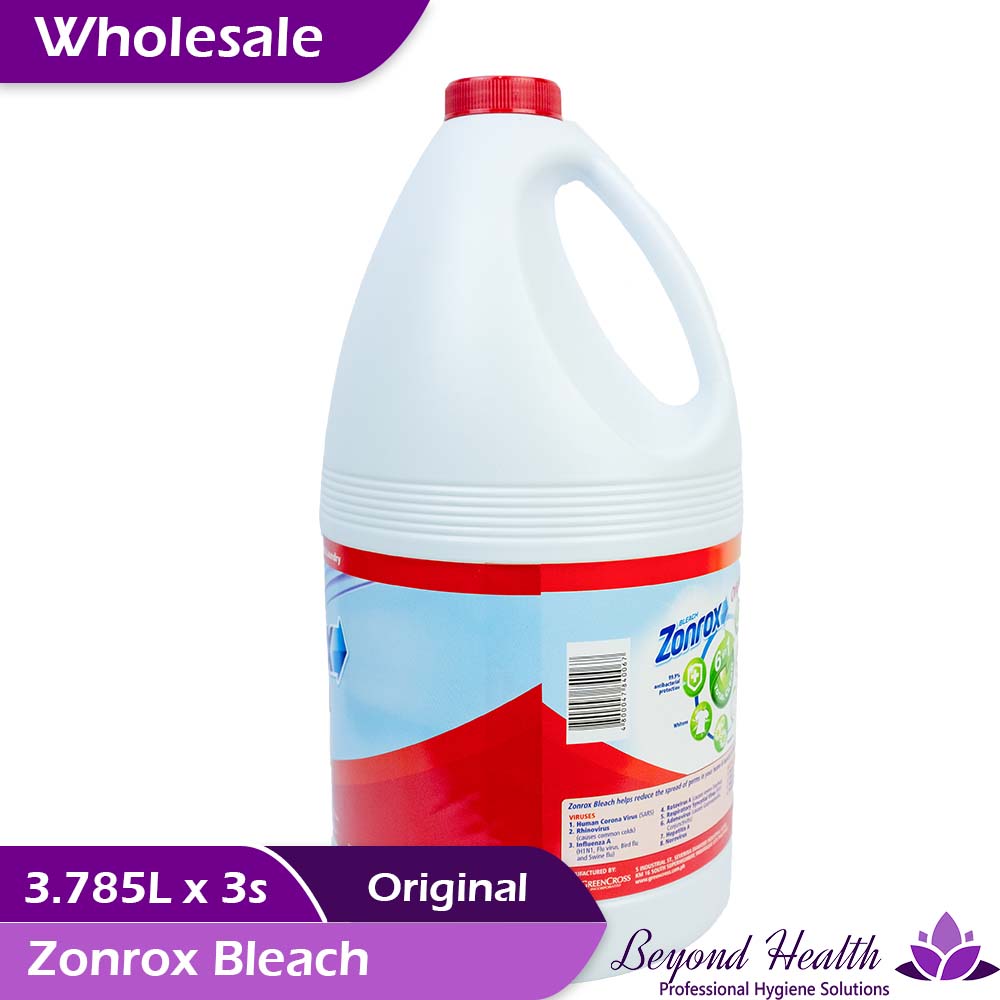 Wholesale Zonrox Bleach Original Scent 6-in-1 Total Clean [3.785L x  3Gallon]