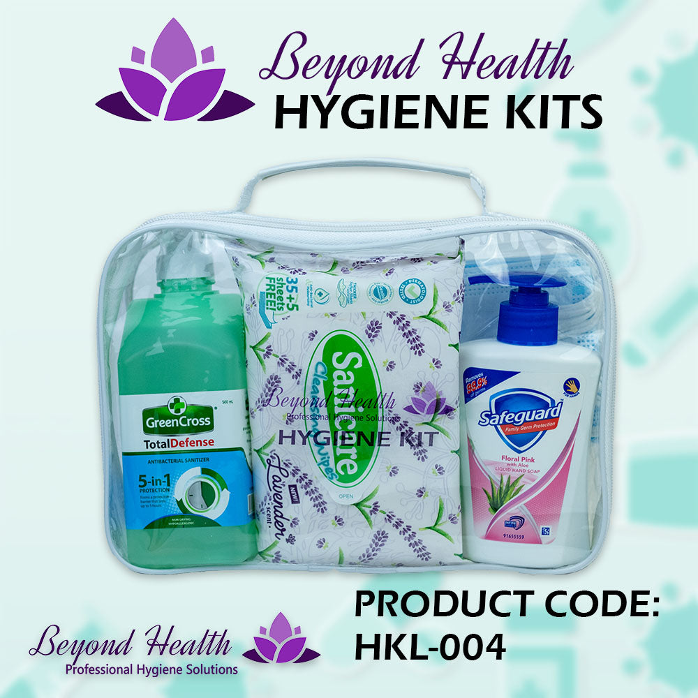 HKL-004 Personal Hygiene Kit Beyond Health 6 Items Disinfection Kit LARGE BAG