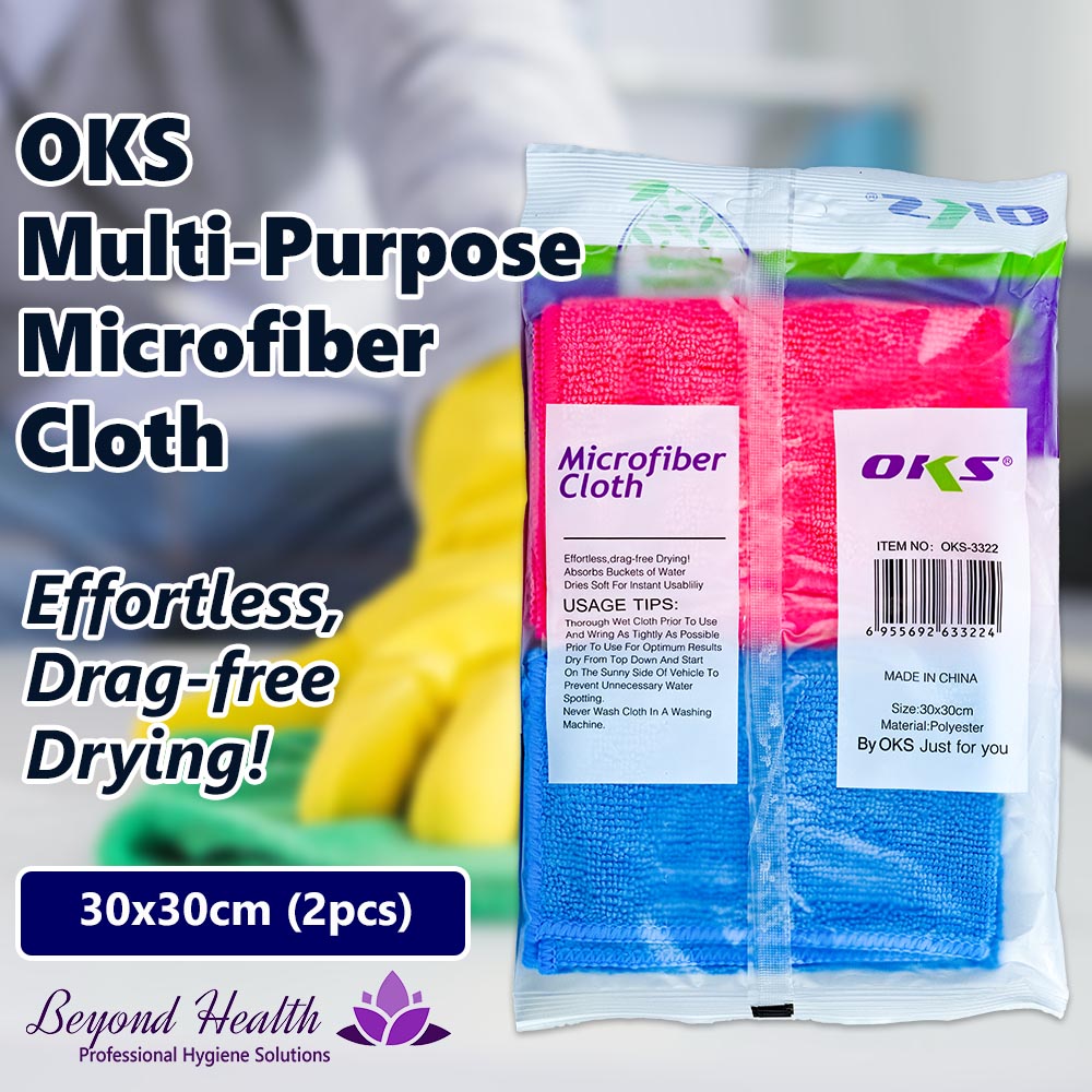 OKS Multi-Purpose Microfiber Cloth 30x30cm (2pcs)