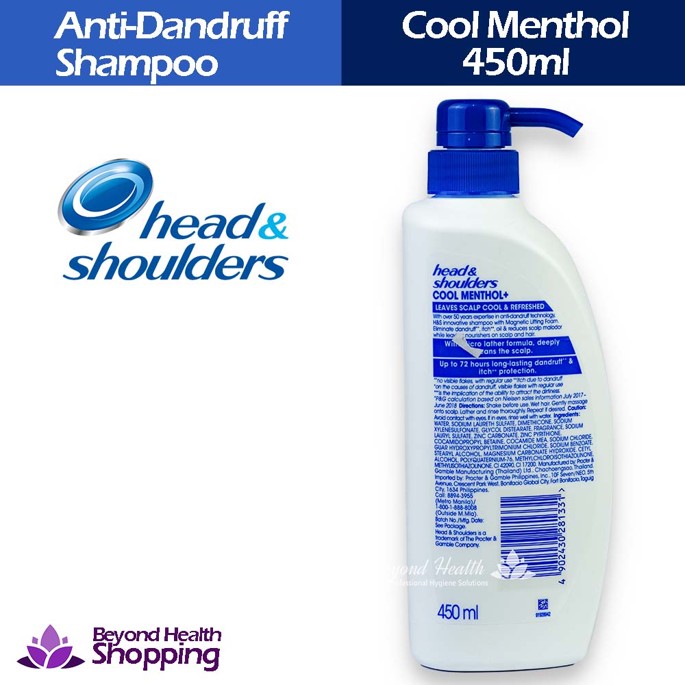 Head & Shoulders Anti-Dandruff Shampoo Cool Menthol 450ml