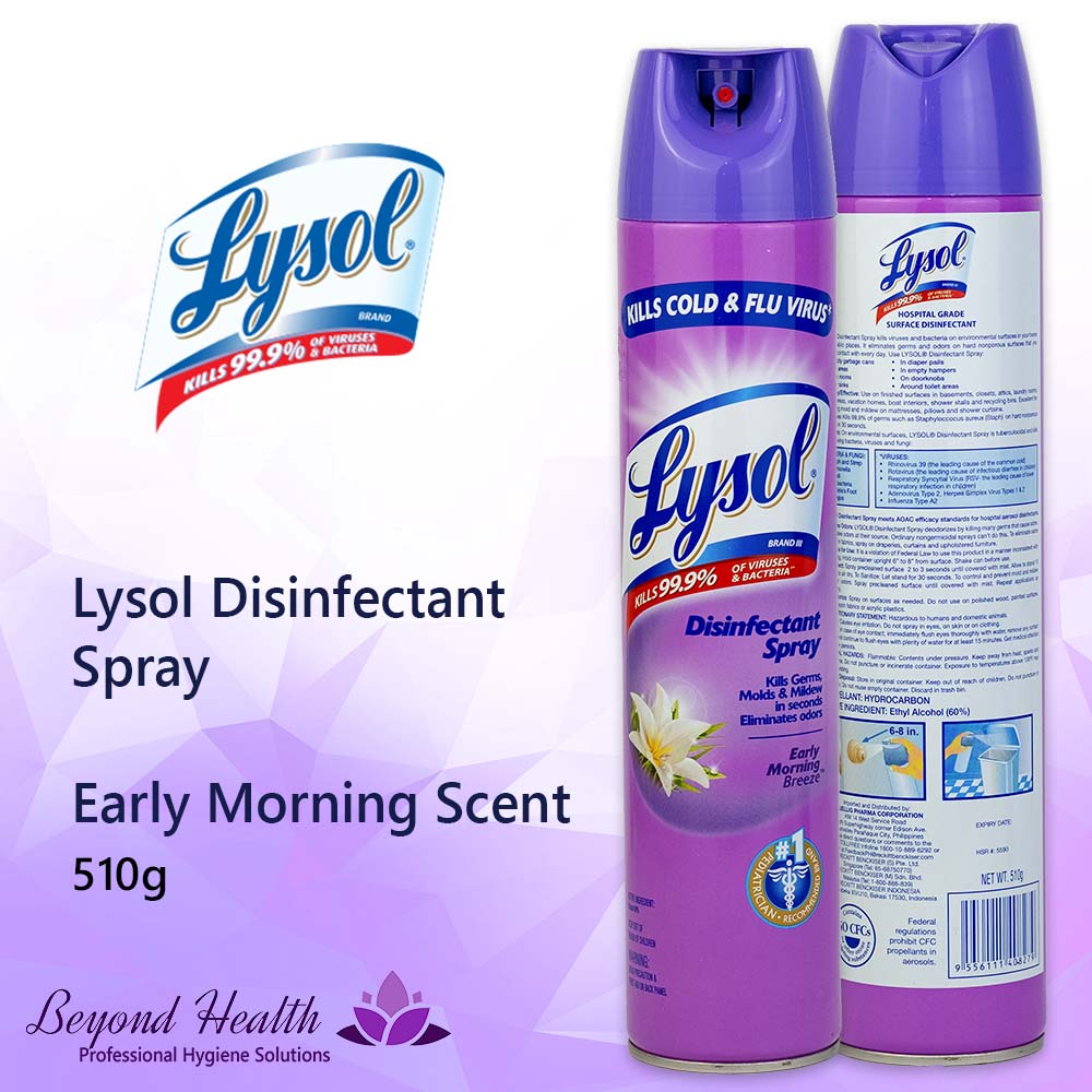 LYSOL Disinfectant Spray Early Morning Scent 510g