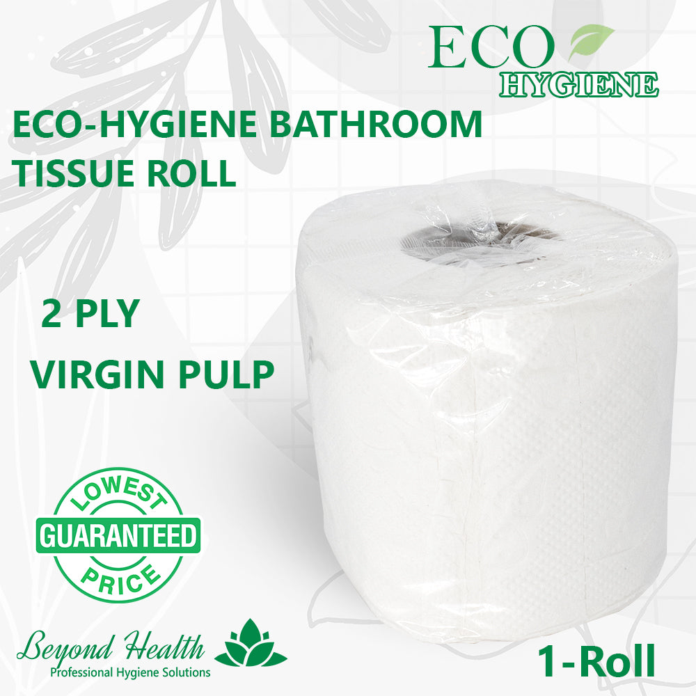 Eco-Hygiene Bathroom Tissue Roll 2 Ply Eco-Friendly Virgin Pulp Greenchoice Certified Halal Certified