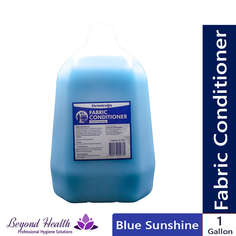 Dewdrops Fabric Conditioner Blue Sunshine 1 Gallon (3.79L)