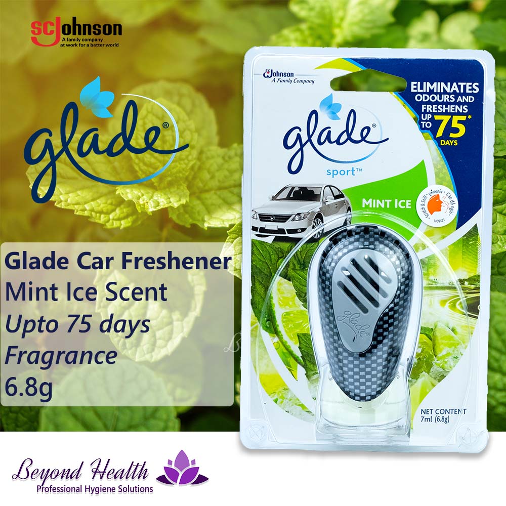 Glade® Sport™ Car Air Freshener Mint Ice Scent 7ml(6.8g)