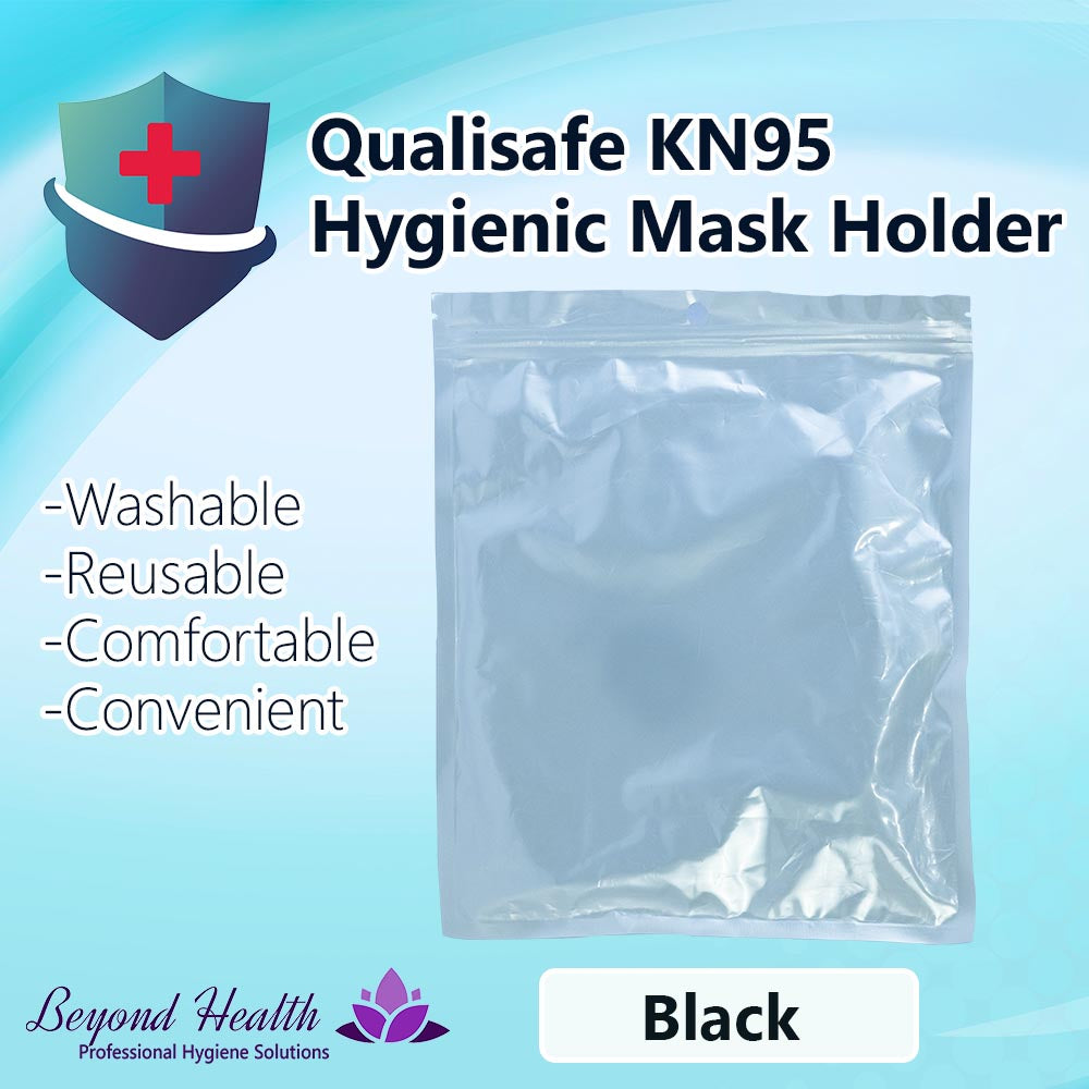 Qualisafe KN95 Hygienic Mask Holder Black