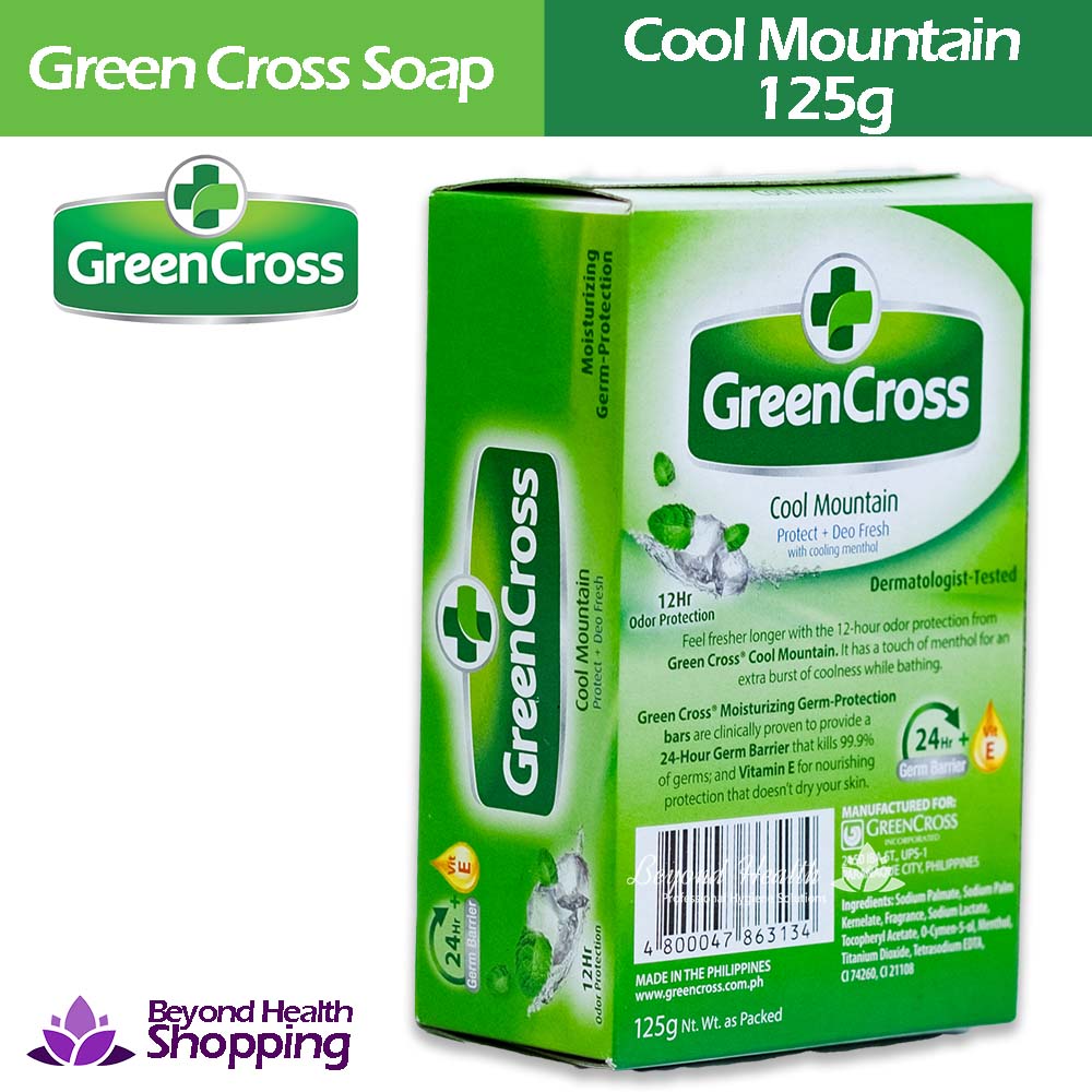 Green Cross Bath Soap Cool Mountain 125g