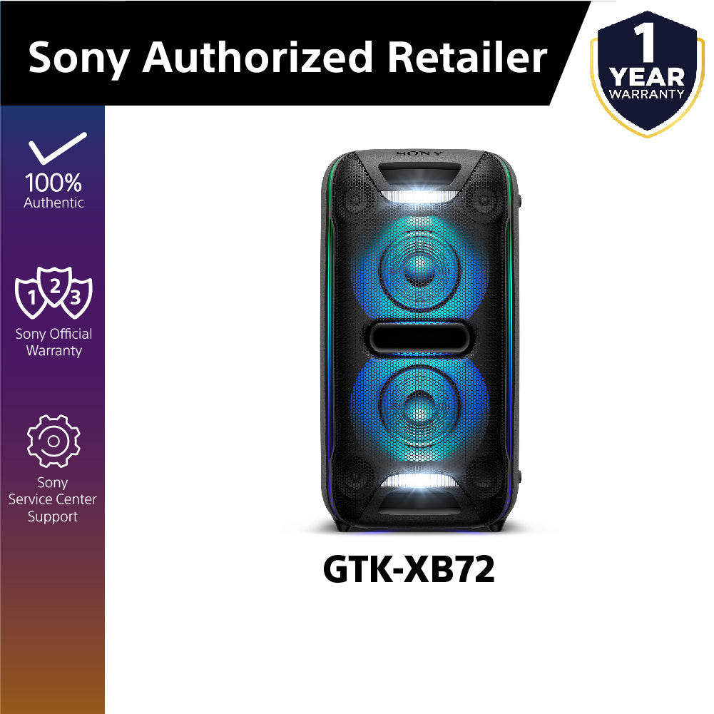 Sony GTK-XB72 EXTRA BASS High Power Audio System