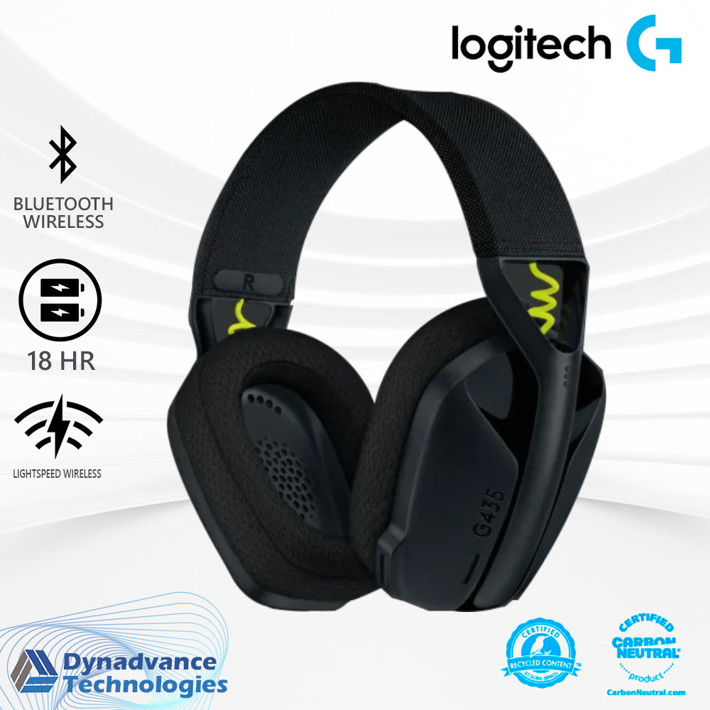 Logitech G435 LIGHTSPEED WIRELESS GAMING HEADSET