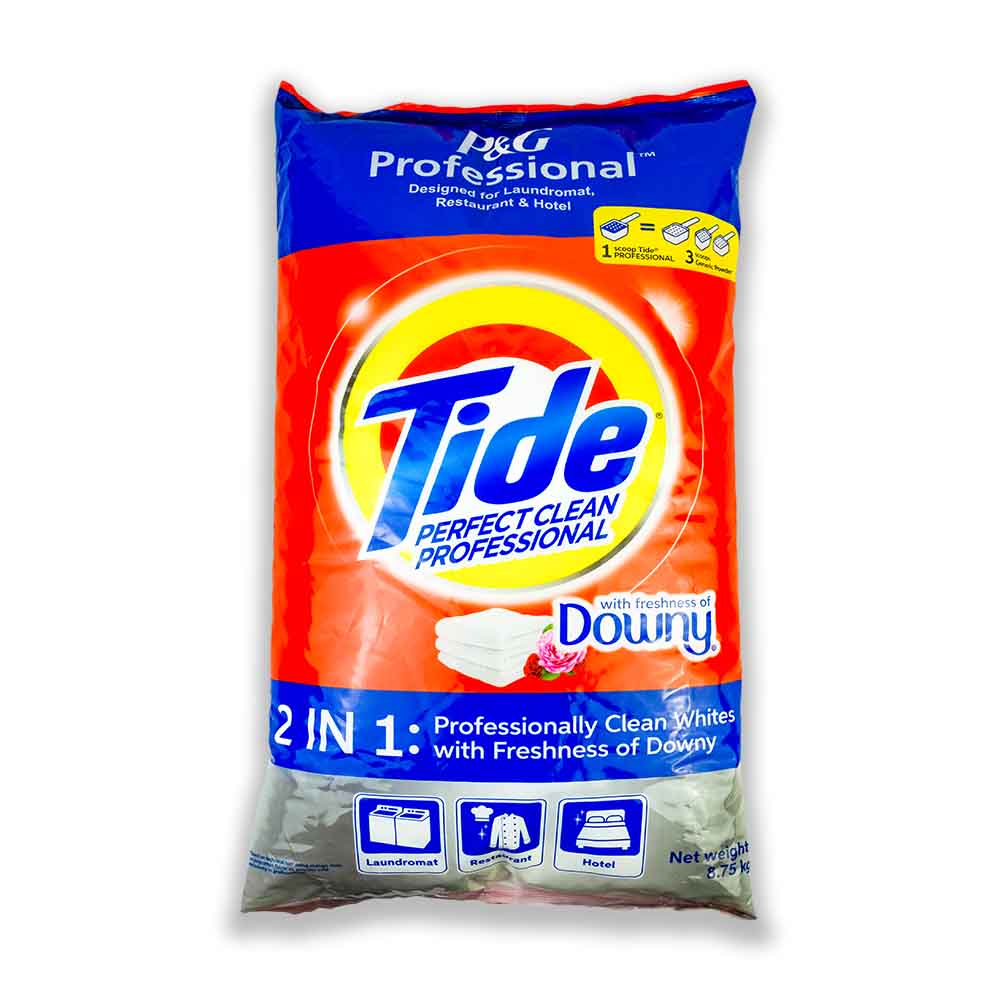 Tide® Perfect Clean Professional Powder With Freshness of Downy  (8.75kg) For Laundromat, Restaurant & Hotel Procter & Gamble