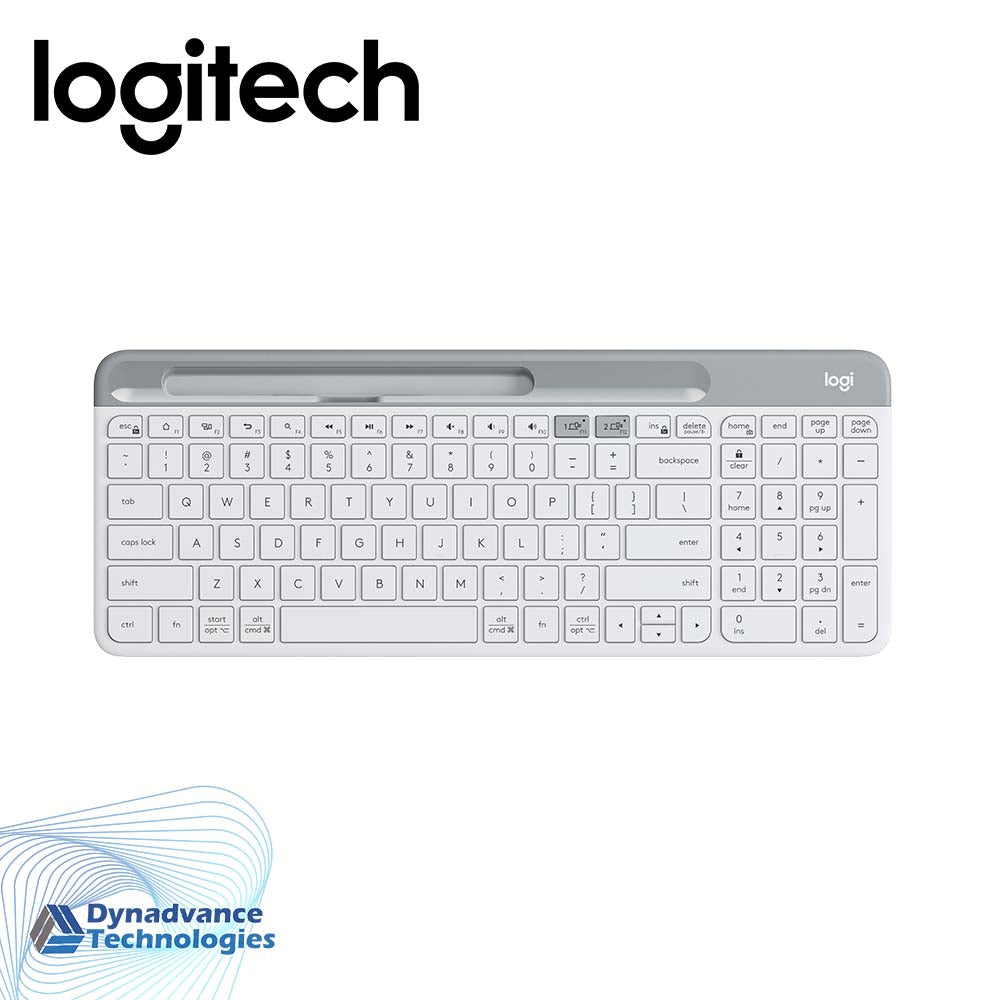 Logitech K580 Slim Multi-Device Wireless Keyboard for Chrome OS - Bluetooth/USB Receiver, Easy Switch, 24 Month Battery, Desktop, Tablet, Smartphone, Laptop Compatible