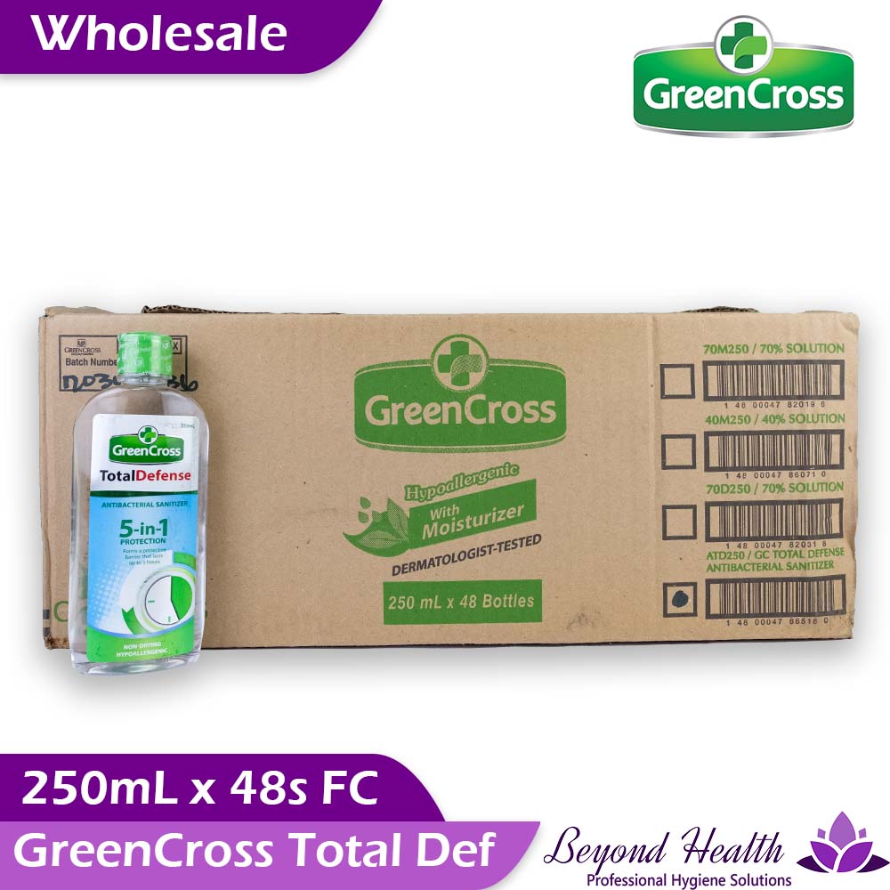 Wholesale GreenCross Total Defense Antibacterial [250ML x 48s FC]