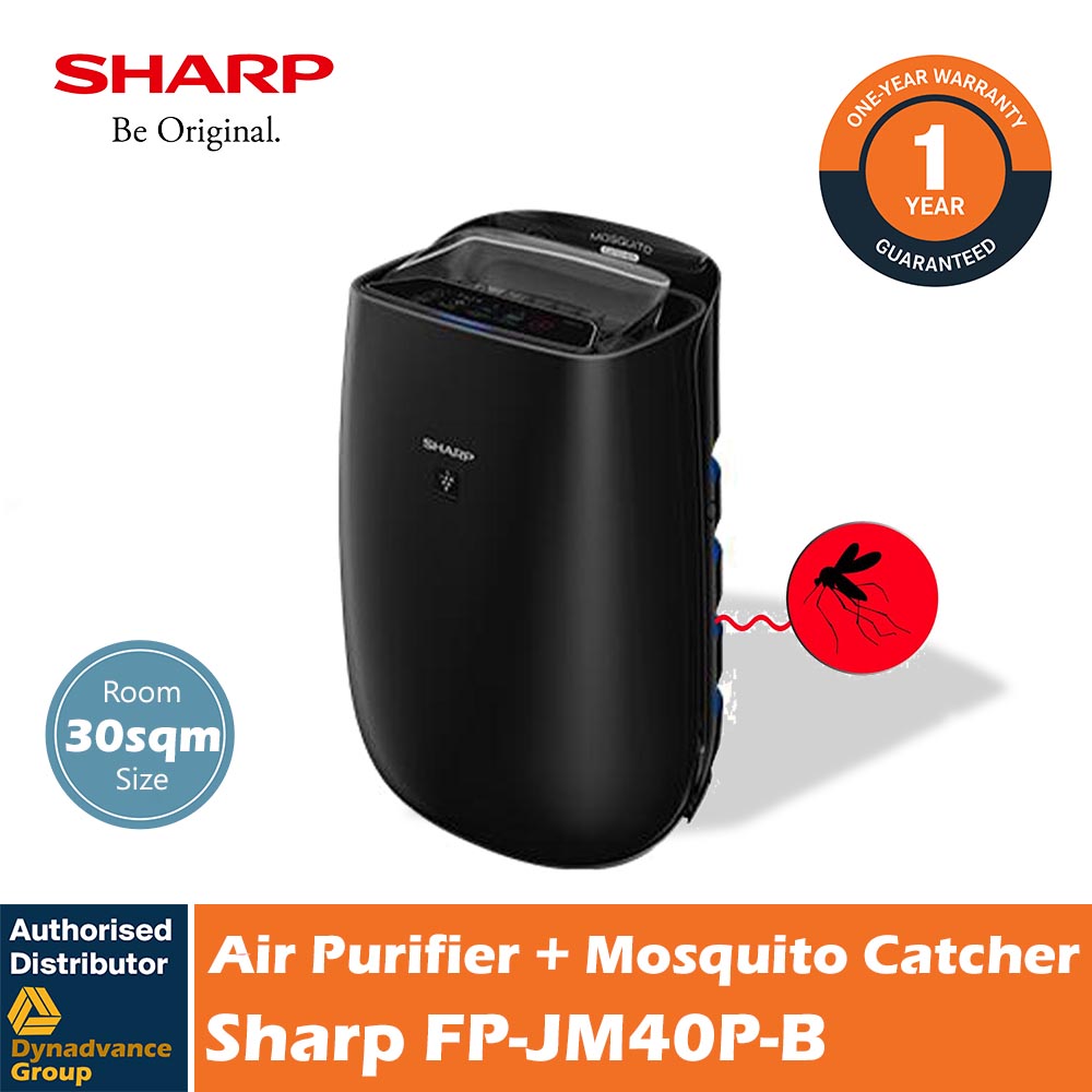 Sharp FP-JM40P-B Air Plasmacluster Air Purifier with Mosquito Catcher