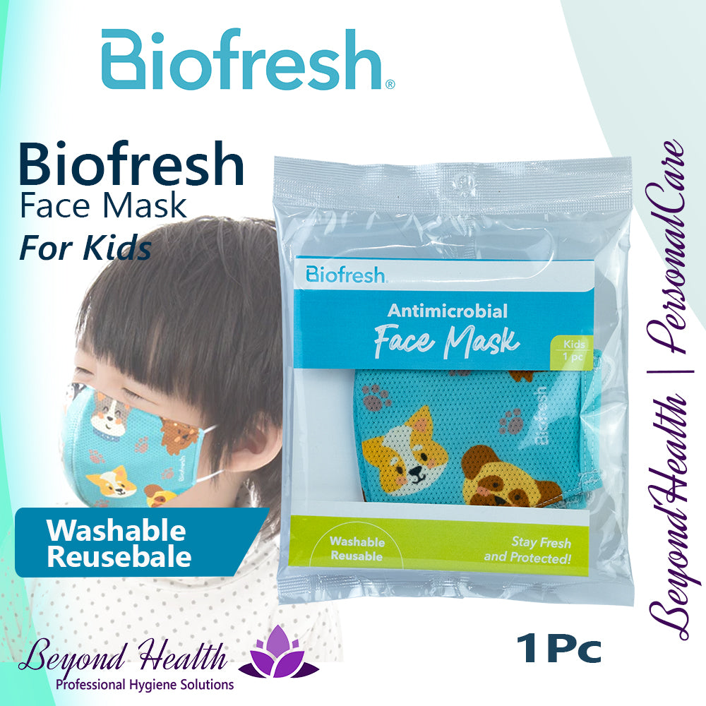 Biofresh Antimicrobial Face mask for kids Washable and Reusable (For Boys & Girls)