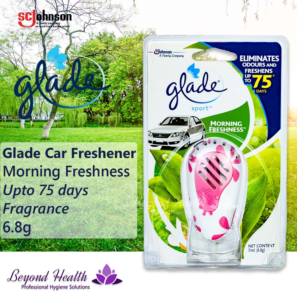 Glade® Sport™ Car Air Freshener Morning Freshness Scent 7ml(6.8g)