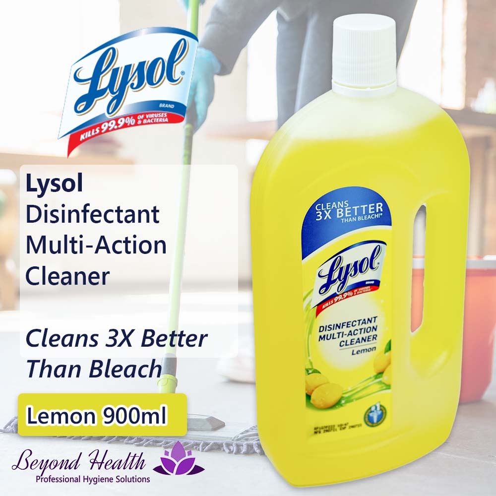 Lysol Multi-Action Cleaner Lemon Scent 900ml