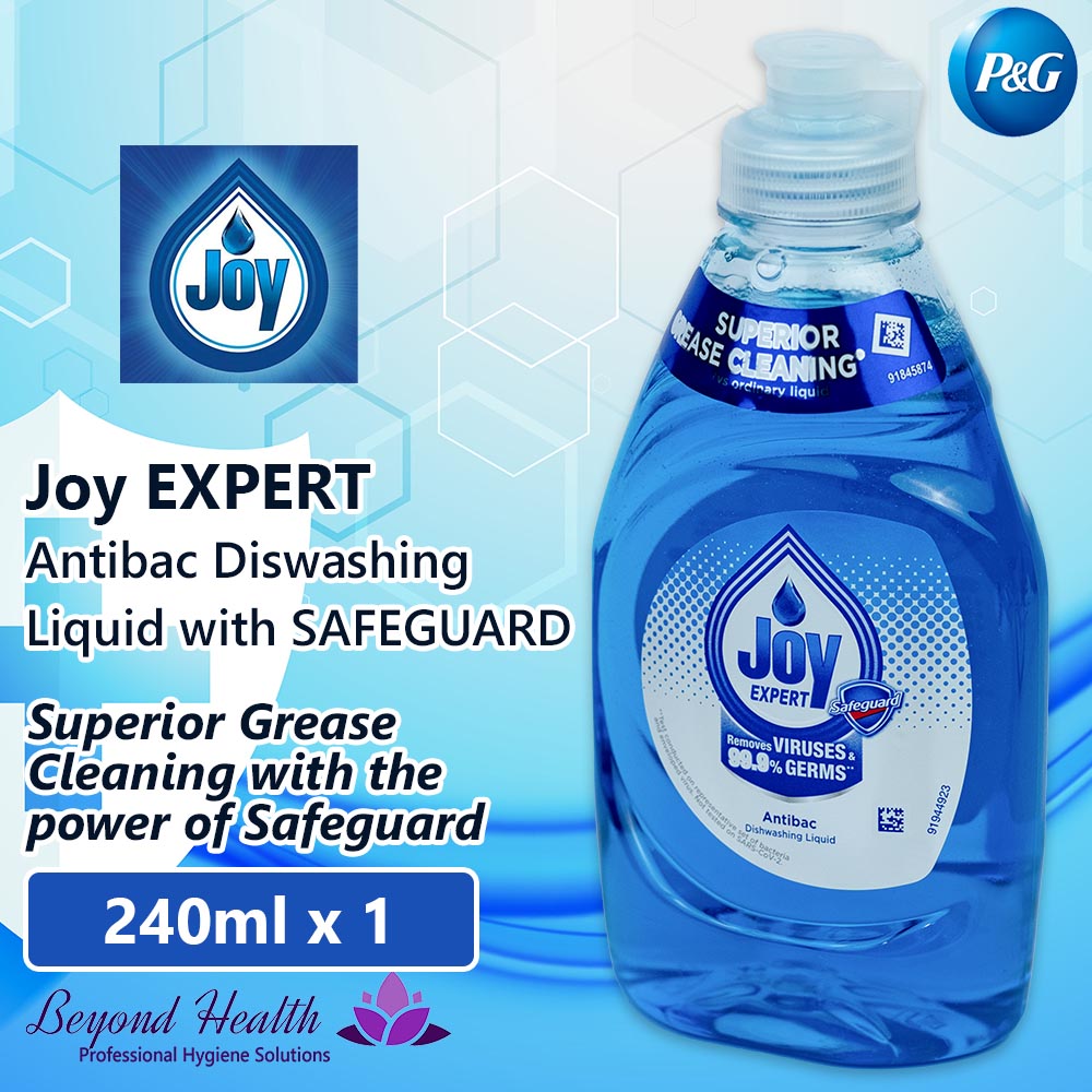 Joy EXPERT Anti-bac Dishwashing Liquid with Safeguard 240ml