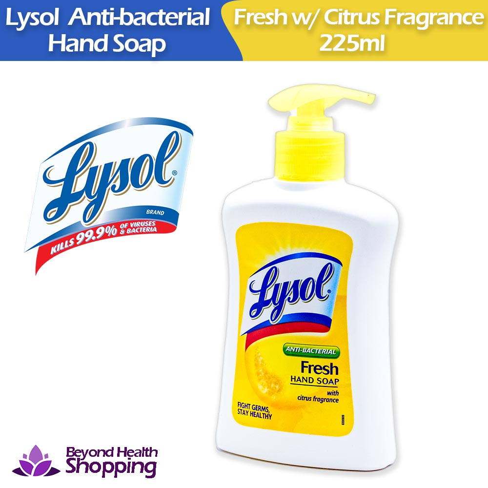 Lysol Anti-Bacterial Fresh Hand Soap 225ml