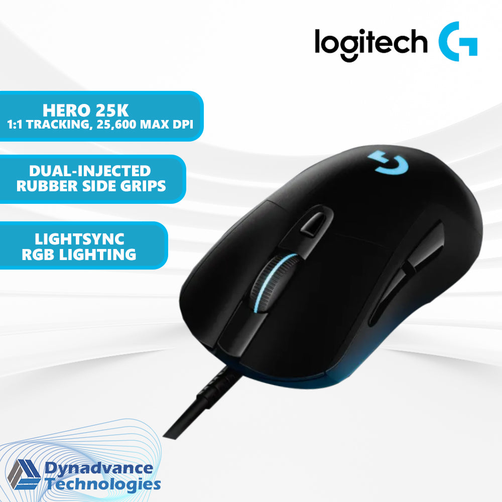 Logitech G403 HERO GAMING MOUSE SUPREME COMFORT AND QUALITY