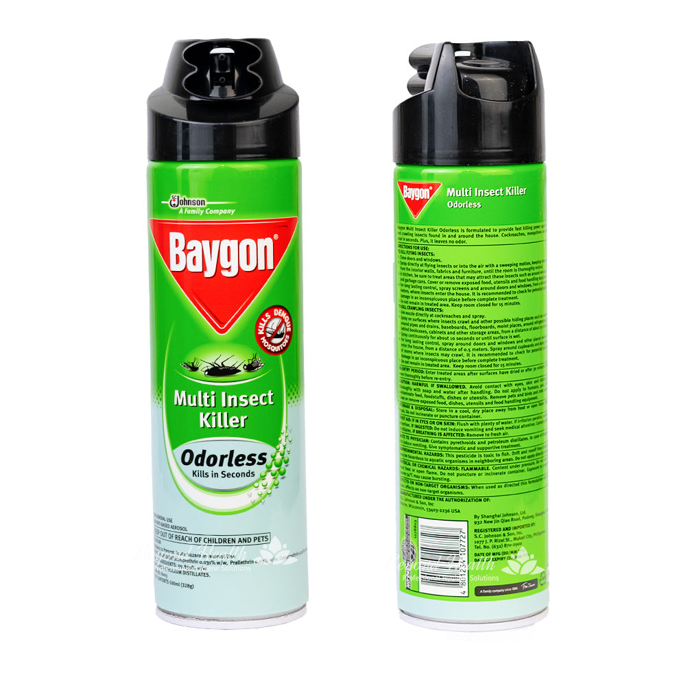 Baygon Multi Insect Killer Odorless 500ml