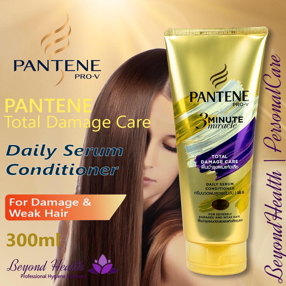 PANTENE PRO-V Total Damage Care [300ml] 3 minute Miracle Daily Serum Conditioner