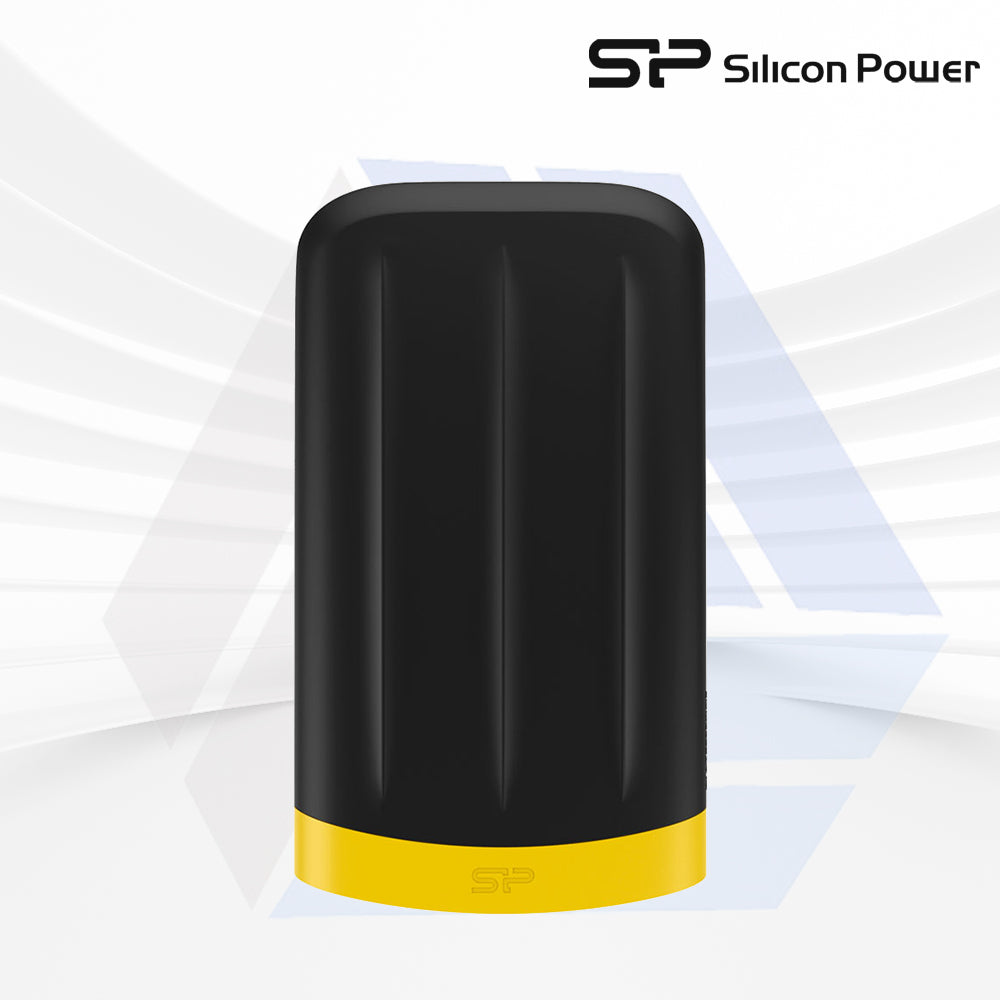 Silicon Power Armor A65 2TB BLACK Full Proof (Water Proof, Anti-Shock and Anti Slip) A Portable Safe For Your Data